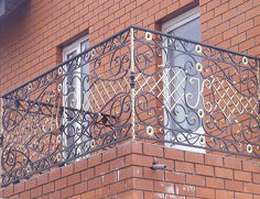 кованые балконные ограждения и перила в москве 4